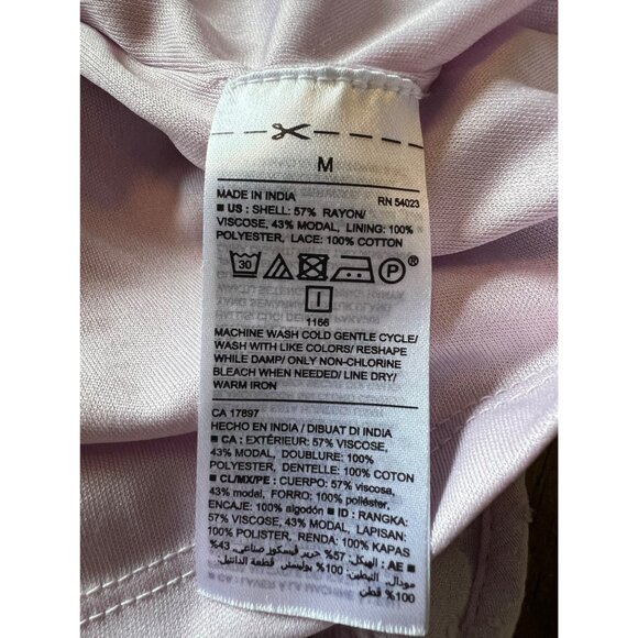 Old Navy Lavender Sleeveless Sundress Midi Dress Ruffle Pastel Lined Lilac Med - Picture 10 of 10